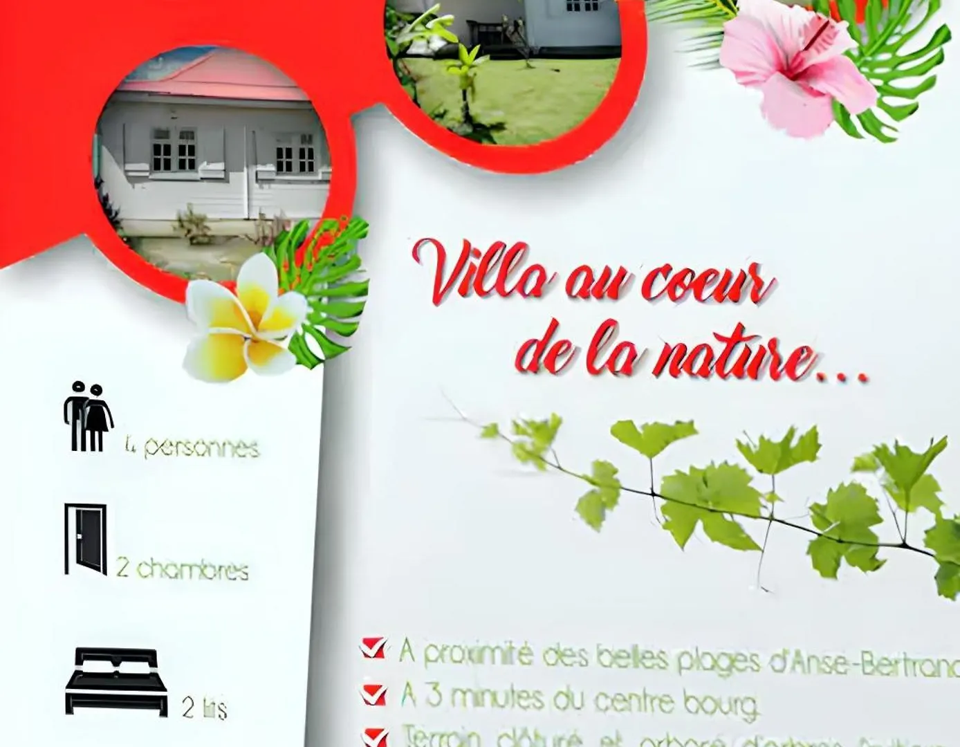 Дом отдыха Maison Charmante A Anse-Bertrand Avec Jardin